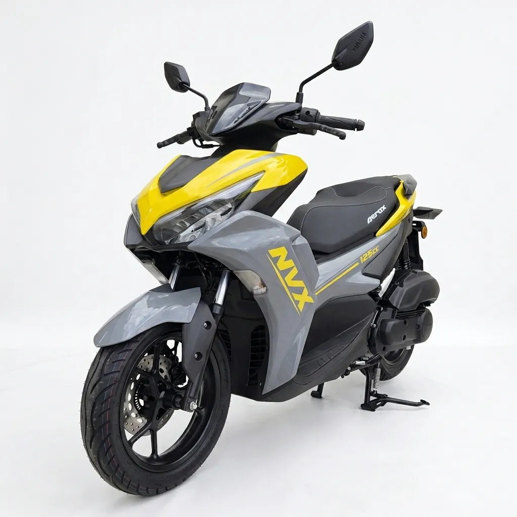 Скутер Migliori NVX 125 сив/жолт/мат црн