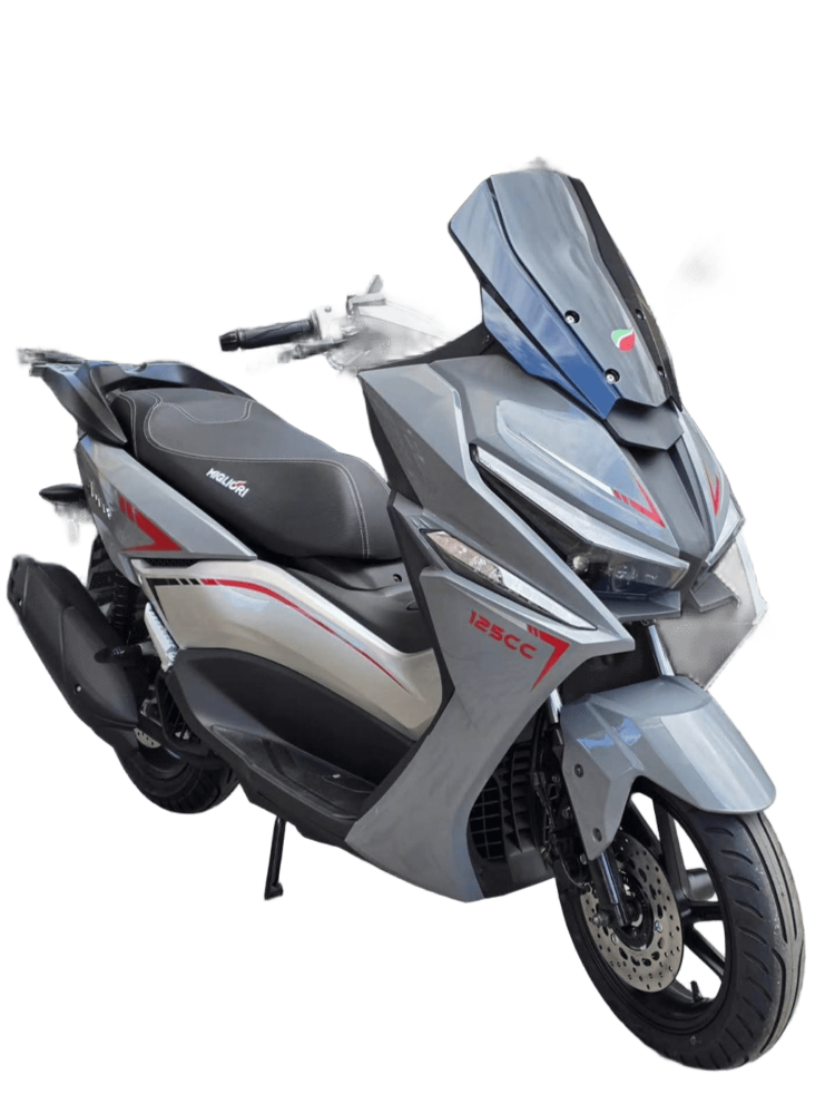 Скутер Migliori AMAX II 125 сив/сребрен/мат црн
